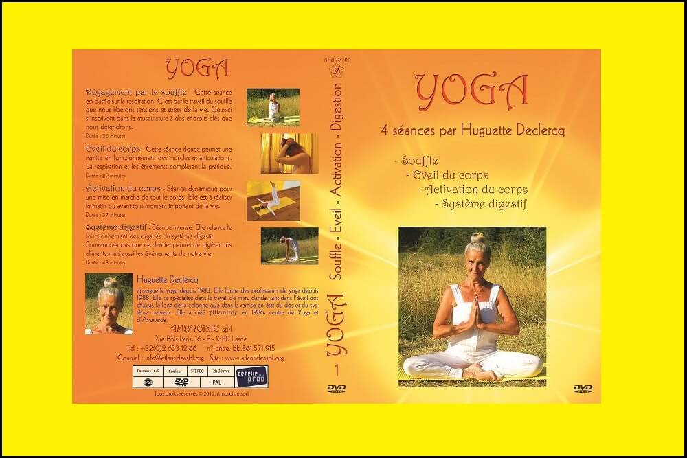 DVD 4 séances de yoga